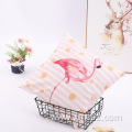 Custom Pink Flamingos Velvet Pillow Case Cushion Cover